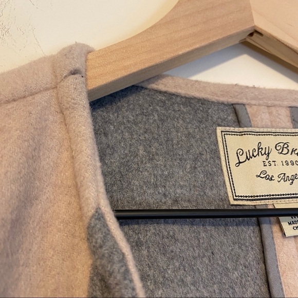 Lucky Brand jacket, wool blend waterfall open drape size medium - Picture 6 of 12